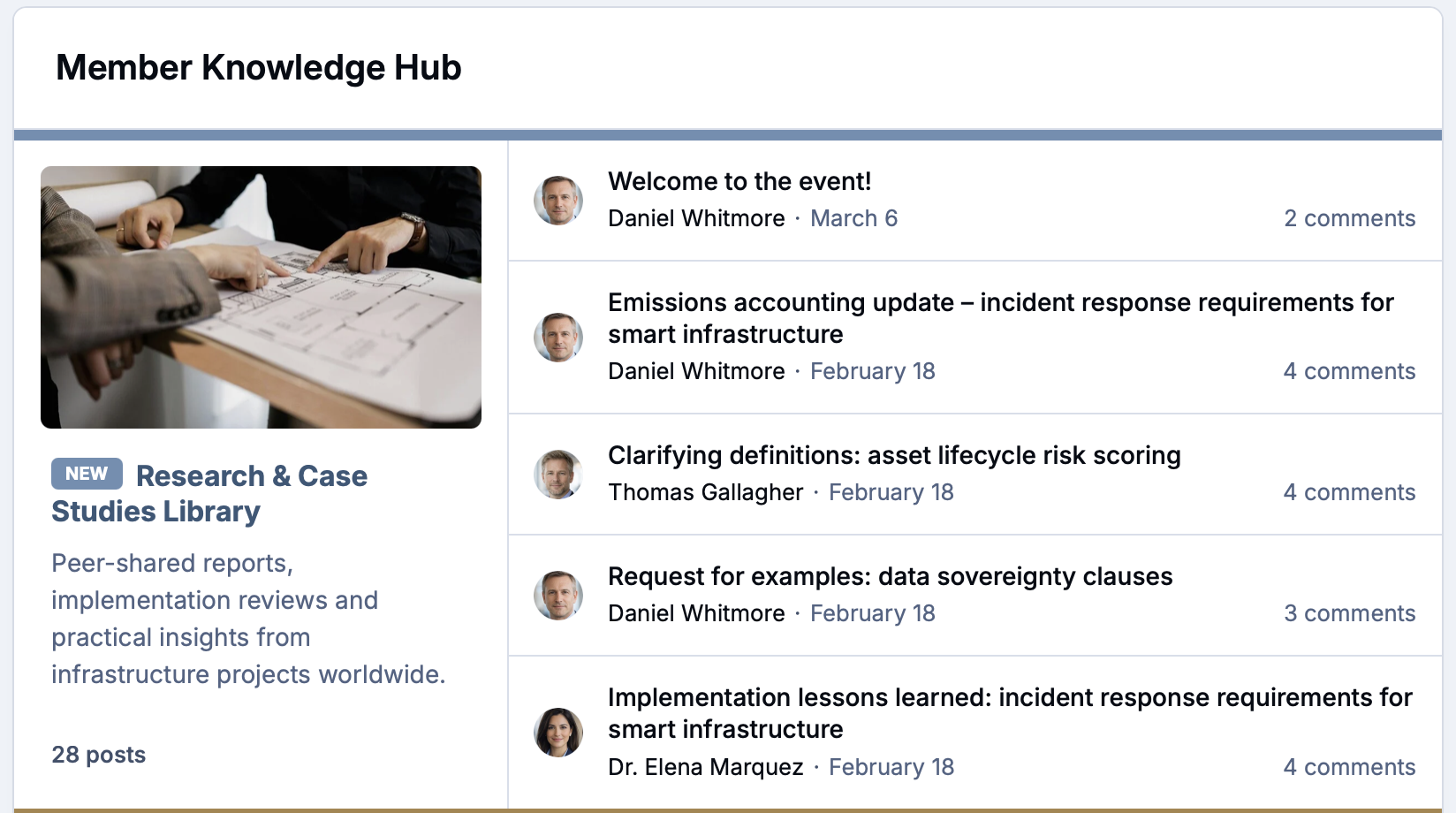 Screenshot of knowledgehub